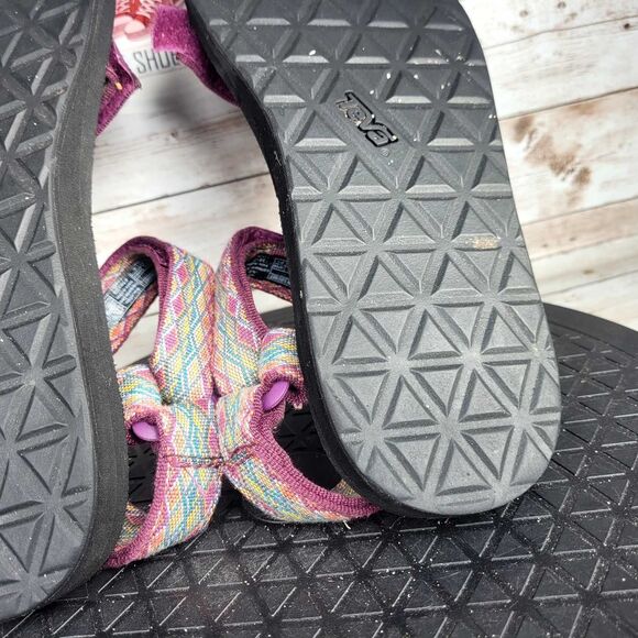 Teva Original Women's Size 8 Multicolour Universal Sport Sandals Straps Shoes - Picture 11 of 12